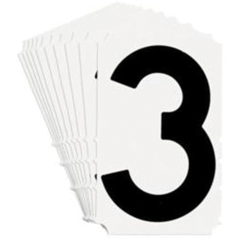 &eacute;tiquettes de lettres et chiffres gothiques individuels Quick-Align, 3, 4" h, Noir Distribution Jean Lapalme