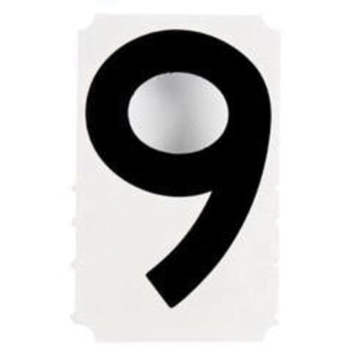 &eacute;tiquettes de lettres et chiffres gothiques individuels Quick-Align, 9, 4" h, Noir Distribution Jean Lapalme