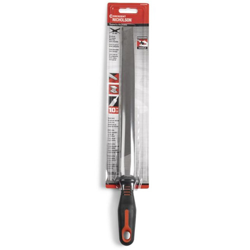 Single Cut Mill File, Flat, 10", Bastard Distribution Jean Lapalme
