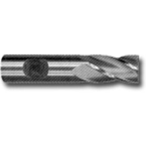 Weldon Shank End Mill, 17/32" Dia., 4 Flutes, High Speed Steel Distribution Jean Lapalme