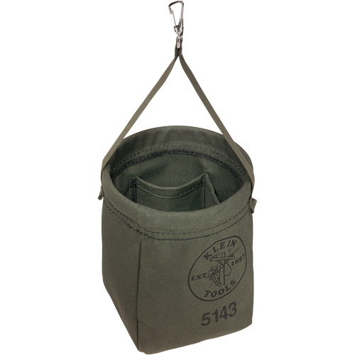 Sac &agrave; fond conique, 8" h, Toile, Gris Distribution Jean Lapalme