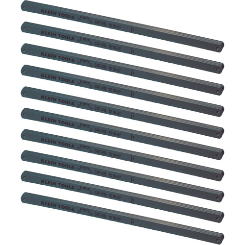 Lames de scie &agrave; m&eacute;taux, Bim&eacute;tal, 12" lo, 18 dents par pouce Distribution Jean Lapalme