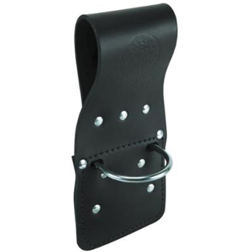 Porte-marteau avec anneau m&eacute;tallique et connexion tunnel, Support pour marteau, Cuir, 1 Poches Distribution Jean Lapalme