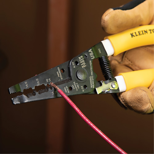 Klein-Kurve&reg; Dual NM Cable Stripper/Cutter, 8" Distribution Jean Lapalme