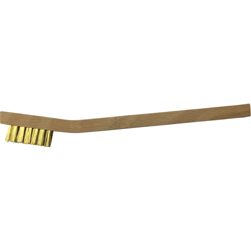 Small Cleaning Scratch Brushes, Brass, 3 x 7 Wire Rows, 7-3/4" Long Distribution Jean Lapalme