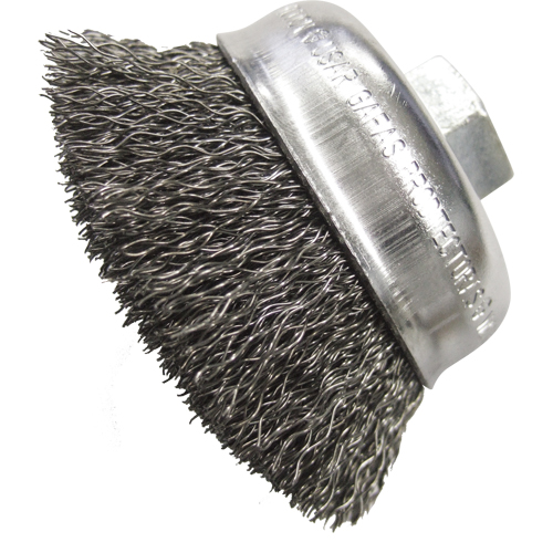3-1/2" Crimped Wire Wheel Cup Brushes Distribution Jean Lapalme