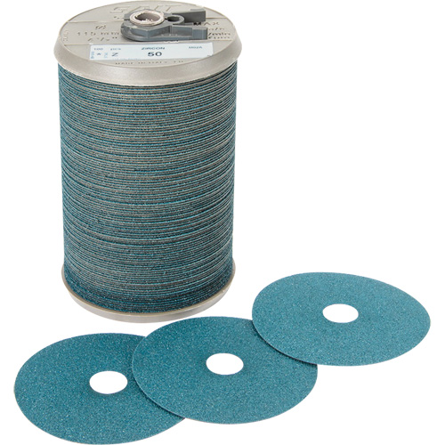 Blue Line Aggressive Grinding Fibre Disc, Zirconium, 50, 5" Dia x 7/8" Arbor Distribution Jean Lapalme