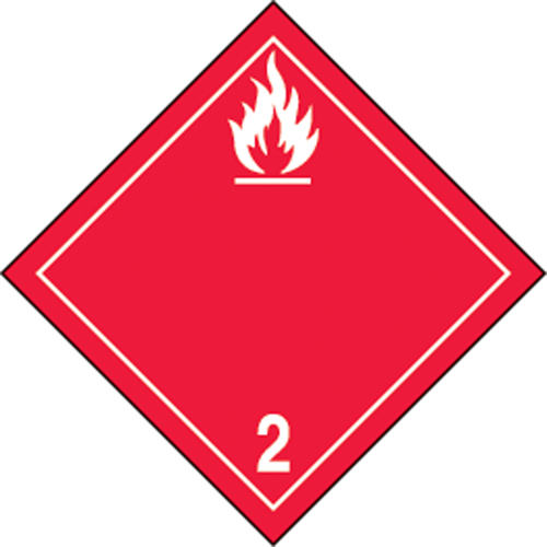 &eacute;tiquettes d'exp&eacute;dition TMD, Classe 2,1, Gaz inflammables, Papier Distribution Jean Lapalme