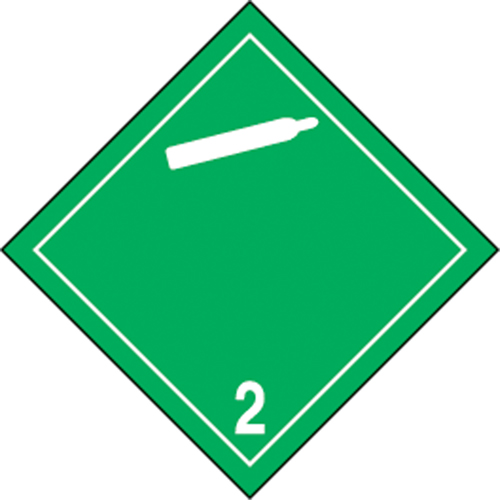 TDG Shipping Labels, Class 2.2, Non-Flammable & Non-Toxic Gases, Paper Distribution Jean Lapalme