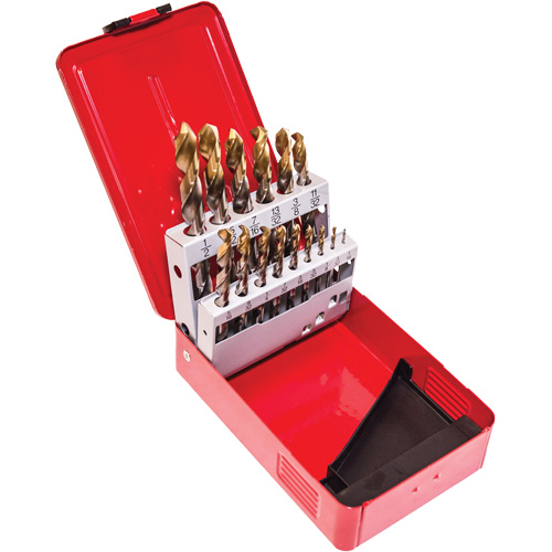 Jobber Drill Set, 15 Pieces, High Speed Steel Distribution Jean Lapalme
