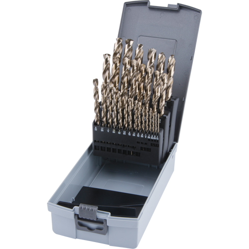 Jobber Length Drill Bit Set, 29 Pieces, High Speed Cobalt Distribution Jean Lapalme