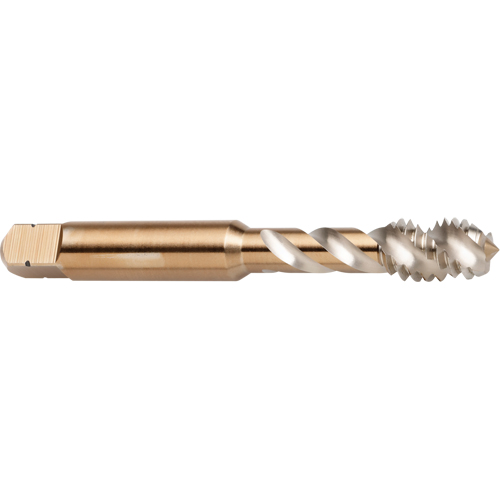 45° Spiral Flute Tap, High Speed Cobalt, 8-32 Thread, 2-1/8" L Distribution Jean Lapalme