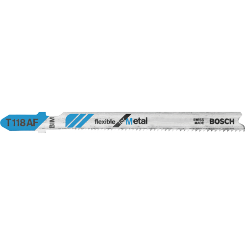 Flexible Jigsaw Blade, Bi-Metal, 3-5/8" L, 17-24 TPI Distribution Jean Lapalme