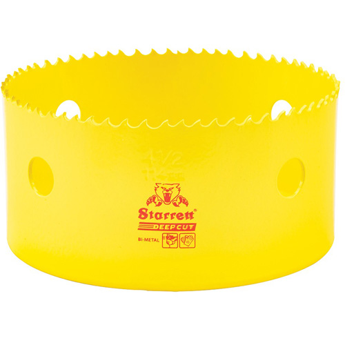 Scie &agrave; cloche bim&eacute;tal 4-1/2", 4-1/2", Profondeur de la coupe 2", Bim&eacute;tal Distribution Jean Lapalme