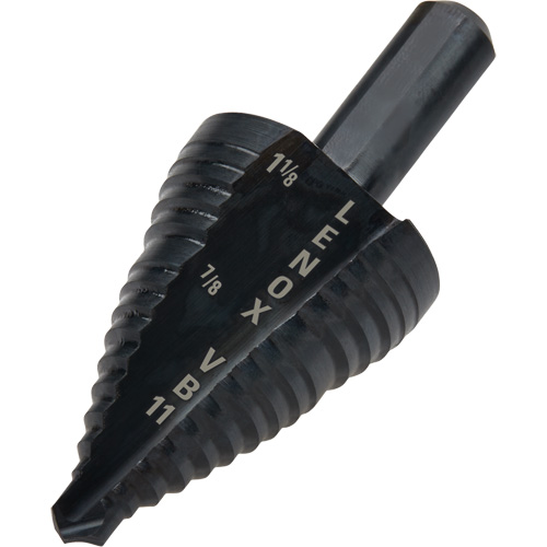 Foret &eacute;tag&eacute; no 11, 7/8" - 1-1/8", Incr&eacute;ments de 1/4", Acier rapide Distribution Jean Lapalme