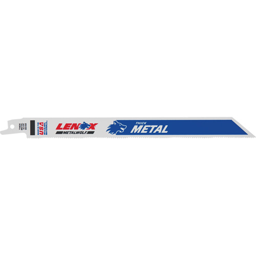Metal Cutting Reciprocating Saw Blades, Bi-Metal, 14 TPI, 9" L x 3/4" W Distribution Jean Lapalme