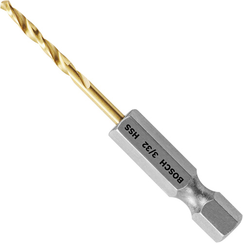 Impact Tough Drill Bit, High Speed Steel, 3/4" Flute, 118° Point Distribution Jean Lapalme