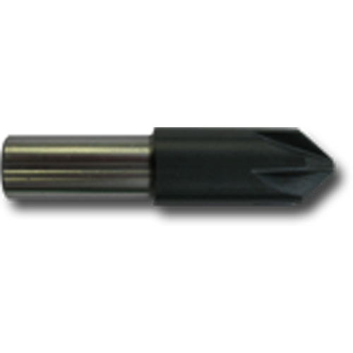 Fraise conique, 1/2", Acier rapide, Angle de 82°, 6 cannelures Distribution Jean Lapalme