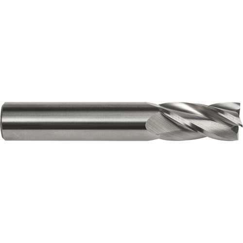 Square End Mill, 3/16" Dia., 2" L, 4 Flutes, 3/16" Shank, Carbide Distribution Jean Lapalme