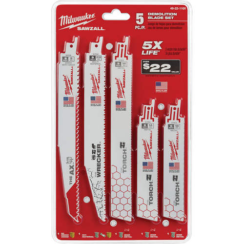 Sawzall&reg; Blade Set Distribution Jean Lapalme