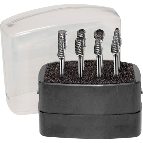 Double Cut Rotary Burr Set, 8 Pieces Distribution Jean Lapalme