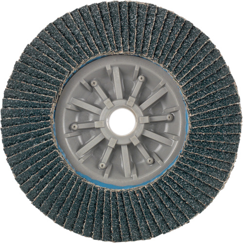 Disque &agrave; lamelles Long Life C-Trim, 4-1/2" x 5/8"-11, Type 27, Grain 40, Alumine de zirconium Distribution Jean Lapalme