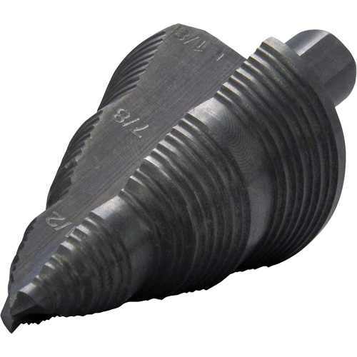 #9 Multi-Hole Step Bit, 3/16" - 1-1/8" , High Speed Steel Distribution Jean Lapalme
