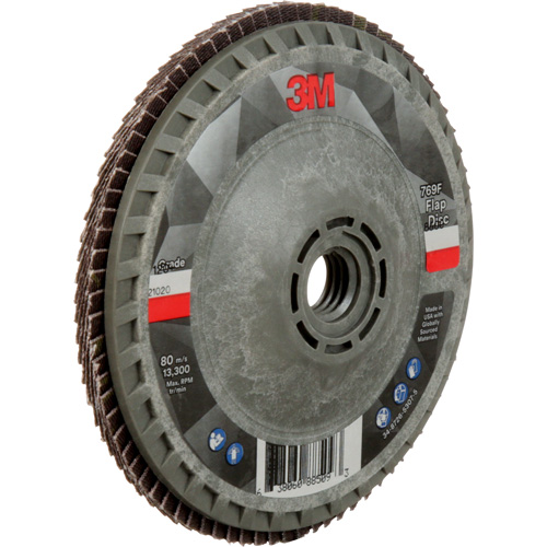 769F Quick Change Flap Disc, 4-1/2" x 5/8"-11, Type 27, 120+ Grit, Ceramic Distribution Jean Lapalme