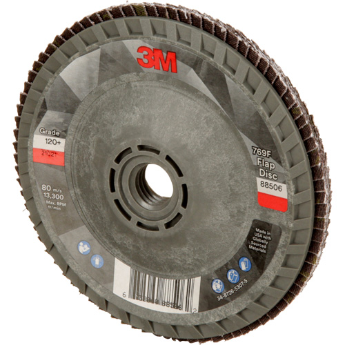 769F Quick Change Flap Disc, 4-1/2" x 5/8"-11, Type 29, 120+ Grit, Ceramic Distribution Jean Lapalme