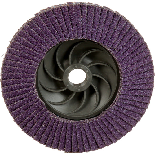 Disque &agrave; lamelles &agrave; changement rapide 769F, 4-1/2" x 5/8"-11, Type 29, Grain 40+, C&eacute;ramique Distribution Jean Lapalme