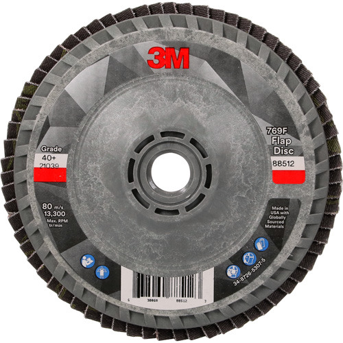 769F Quick Change Flap Disc, 4-1/2" x 5/8"-11, Type 27, 40+ Grit, Ceramic Distribution Jean Lapalme