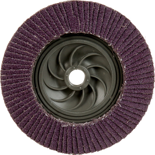 Disque &agrave; lamelles &agrave; changement rapide 769F, 5" x 5/8"-11, Type 29, Grain 40+, C&eacute;ramique Distribution Jean Lapalme