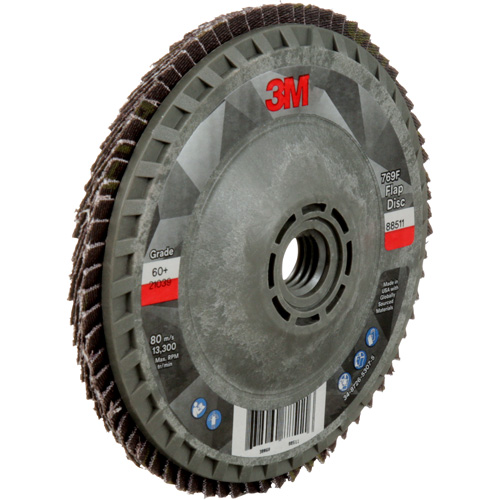 769F Quick Change Flap Disc, 4-1/2" x 5/8"-11, Type 27, 60+ Grit, Ceramic Distribution Jean Lapalme