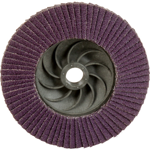 Disque &agrave; lamelles &agrave; changement rapide 769F, 4-1/2" x 5/8"-11, Type 29, Grain 60+, C&eacute;ramique Distribution Jean Lapalme