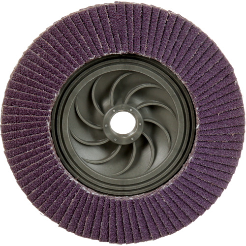 Disque &agrave; lamelles &agrave; changement rapide 769F, 5" x 5/8"-11, Type 29, Grain 60+, C&eacute;ramique Distribution Jean Lapalme
