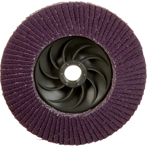 Disque &agrave; lamelles &agrave; changement rapide 769F, 4-1/2" x 5/8"-11, Type 29, Grain 80+, C&eacute;ramique Distribution Jean Lapalme