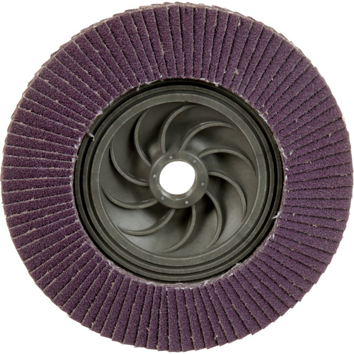 Disque &agrave; lamelles &agrave; changement rapide 769F, 5" x 5/8"-11, Type 29, Grain 80+, C&eacute;ramique Distribution Jean Lapalme