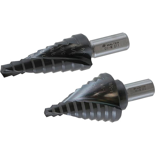 Foret &eacute;tag&eacute; Multi-Step, 1/4" - 1", Titane Distribution Jean Lapalme