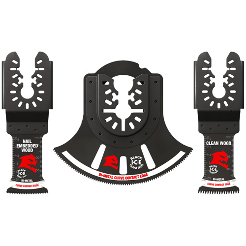 3-Piece Universal Fit Bi-Metal Oscillating Blade Set Distribution Jean Lapalme