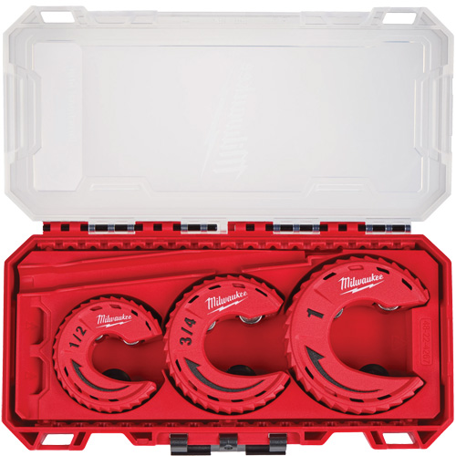 3-Piece Close Quarters Tubing Cutter Set, 1/2"/3/4"/1" Capacity Distribution Jean Lapalme