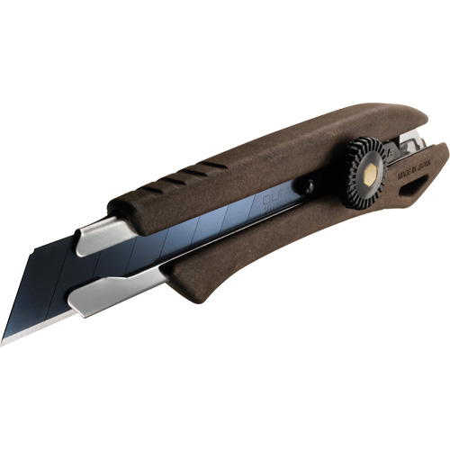 Couteau avec verrou &agrave; cliquet, 18 mm, Prise en Bois Distribution Jean Lapalme