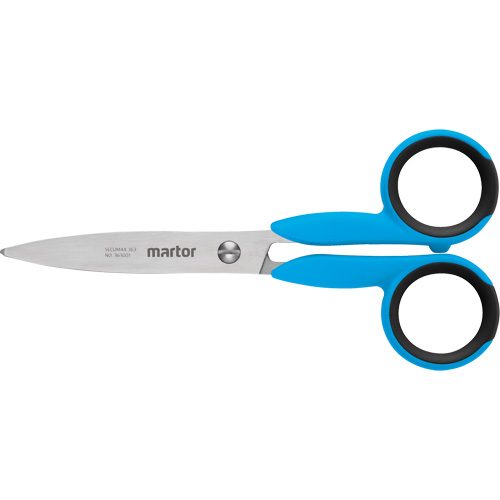 Secumax 363 Safety Scissors, 5-7/25", Rings Handle Distribution Jean Lapalme