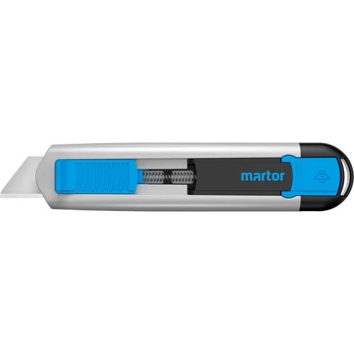 Secunorm 525 Retractable Safety Knife with Blunt Tip Blade, 18 mm, Aluminum Handle Distribution Jean Lapalme