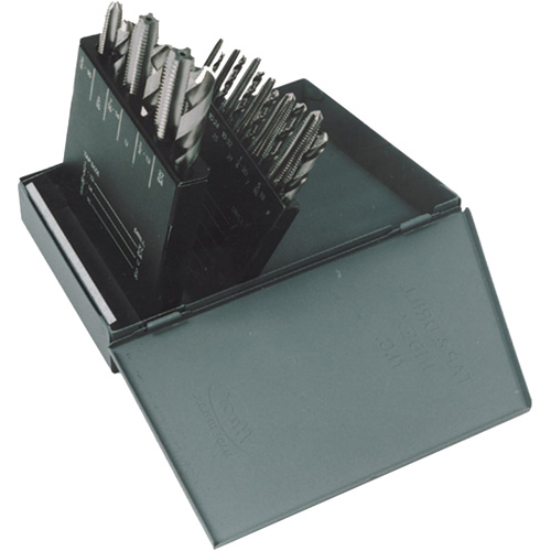 HT18 Jobber Length Drill Bit & Plug Hand Tap Set, 18 Pieces Distribution Jean Lapalme