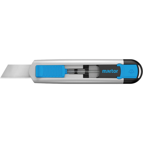 SECUNORM 540 Retractable Knife with Styropor Blade No. 17940, 36 mm, Stainless Steel, Heavy-Duty, Aluminum Handle Distribution Jean Lapalme