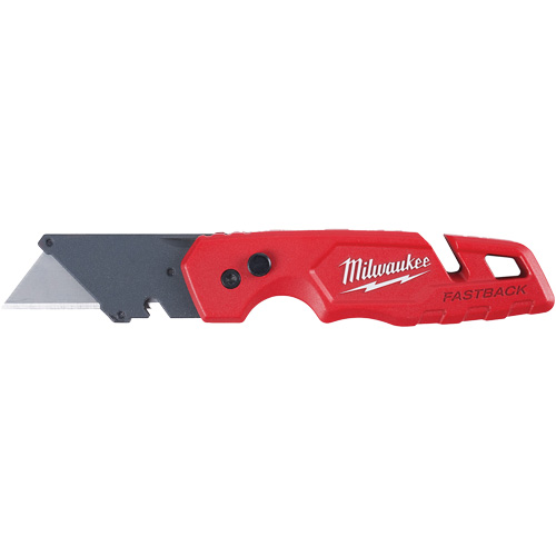 FASTBACK Folding Utility Knife, Metal Handle Distribution Jean Lapalme
