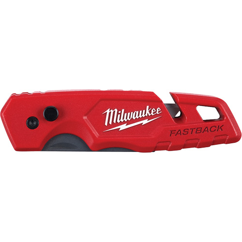 FASTBACK Folding Utility Knife, Metal Handle Distribution Jean Lapalme