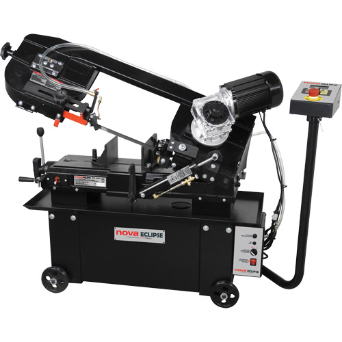 Nova DVR Metal Cutting Bandsaw, Horizontal, 7" rond et 7" x 12" rectangulaire Cutting Capacity Distribution Jean Lapalme