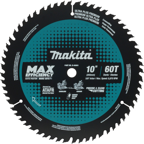 Carbide-Tipped Max Efficiency Miter Saw Blade, 12", 80 Teeth, Wood Use Distribution Jean Lapalme