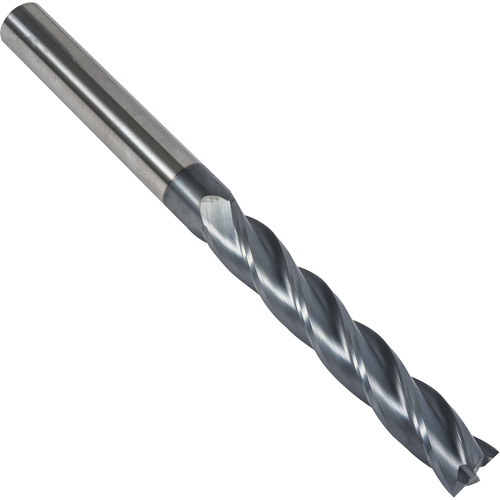 S237 30° Extra Long Square End Mill, 1/8" Dia., 3" L, 4 Flutes, 1/8" Shank, Carbide Distribution Jean Lapalme